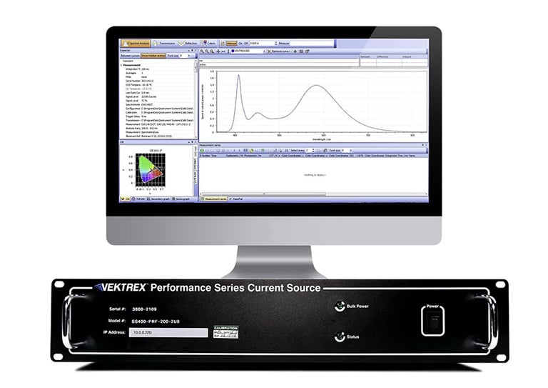 Repeatable measurements when using SpikeSafe SMU proven with SpecWin Pro software.