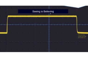 Seeing a great square pulse is believing it is posible